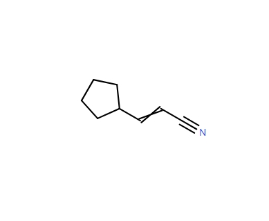 3-環(huán)戊基丙烯,2-Propenenitrile,3-cyclopentyl-