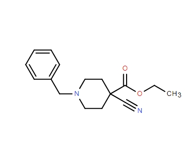 1-芐基-4-氰基-4-哌啶羧酸乙酯,Ethyl 1-benzyl-4-cyanopiperidine-4-carboxylate