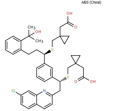 孟魯司特鈉雜質(zhì)D,Montelukast Bis-sulfide  (Mixture of Diastereomers)