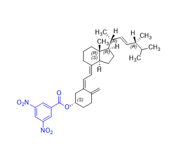 维生素D2杂质16,(S,Z)-3-(2-((1R,3aS,7aR,E)-1-((2R,5R,E)-5,6-dimethylhept-3-en-2-yl)-7a-methyloctahydro-4H-inden-4-ylidene)ethylidene)-4-methylenecyclohexyl 3,5-dinitrobenzoate