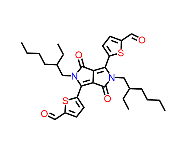 5,5'-[2,5-雙(2-乙基己基)-3,6-二氧代-2,3,5,6-四氫吡咯并[3,4-C]吡咯-1,4-二基]雙(噻吩-2-甲醛),5,5'-(2,5-Bis(2-ethylhexyl)-3,6-dioxo-2,3,5,6-tetrahydropyrrolo[3,4-c]pyrrole-1,4-diyl)bis(thiophene-2-carbaldehyde)