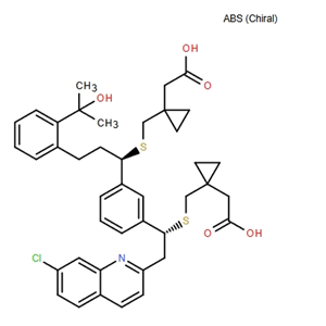 孟魯司特鈉雜質(zhì)D,Montelukast Bis-sulfide  (Mixture of Diastereomers)