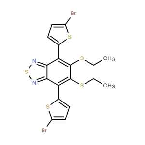 2,1,3-Benzothiadiazole, 4,7-bis(5-bromo-2-thienyl)-5,6-bis(ethylthio)-