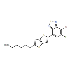 7-bromo-6-fluoro-4-(5-hexylthieno[3,2-b]thien-2-yl)benzo[c][1,2,5]thiadiazole