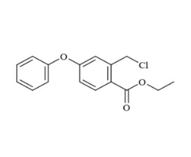 2-(氯甲基)-4-苯氧基苯甲酸乙酯,Ethyl 2-(chloromethyl)-4-phenoxybenzoate