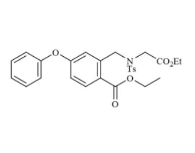 2-[(甲氧基羰基乙基)(甲苯-4-磺酰)氨基]甲基-4-苯氧基苯甲酸乙酯,Ethyl 2-[(methoxycarbonylethyl)(toluene-4-sulfonyl)amino]methyl-4-phenoxybenzoate
