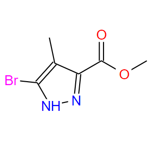 5-溴-4-甲基-1H-吡唑-3-羧酸甲酯,1H-Pyrazole-3-carboxylic acid, 5-bromo-4-methyl-, methyl ester