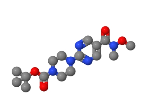 tert-Butyl 4-(5-(methoxy(methyl)carbamoyl)pyrimidin-2-yl)piperazine-1-carboxylate,tert-Butyl 4-(5-(methoxy(methyl)carbamoyl)pyrimidin-2-yl)piperazine-1-carboxylate