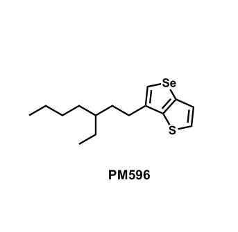 PM596,6-(3-ethylheptyl)selenopheno[3,2-b]thiophene