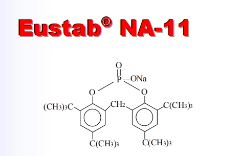 成核劑Eustab NA-11,Sodium 2,2’-Methylene-bis-(4,6-ditert-butylphenyl) phosphate