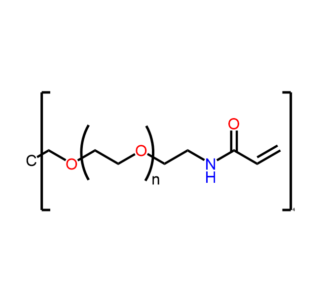 四臂PEG丙烯酰胺,4-Arm PEG-ACA