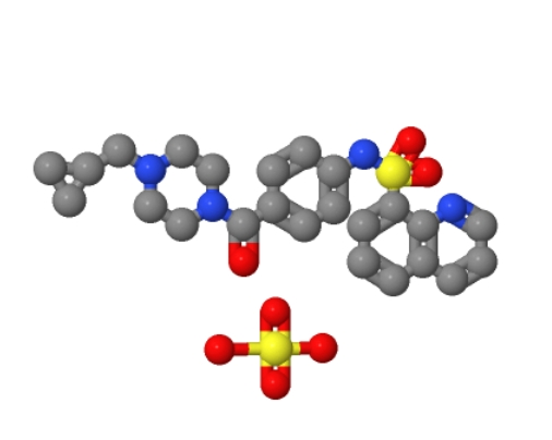 N-(4-(4-(環(huán)丙基甲基)哌嗪-1-羰基)苯基)喹啉-8-磺酰胺半硫酸鹽,Mitapivat sulfate