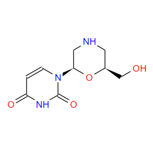 1-((2R,6S)-6-(羥甲基)嗎啉-2-基)嘧啶-2,4(1H,3H)-二酮,1-[(2R,6S)-6-(hydroxyMethyl)-2-Morpholinyl]-2,4(1H,3H)-PyriMidinedione