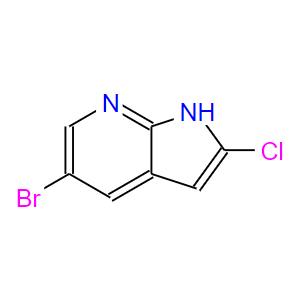 5-溴-2-氯-7-氮雜吲哚,5-bromo-2-chloro-1H-pyrrolo[2,3-b]pyridine