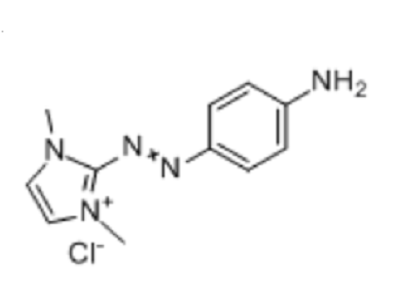 2-((4-氨基苯基)偶氮)-1,3-二甲基-1H-咪唑鎓氯化物,2-((4-Aminophenyl)azo)-1,3-dimethyl-1H-imidazolium chloride