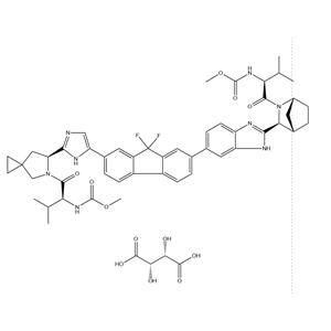 雷迪帕韋 D-酒石酸鹽,Ledipasvir D-tartrate