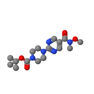 tert-Butyl 4-(5-(methoxy(methyl)carbamoyl)pyrimidin-2-yl)piperazine-1-carboxylate,tert-Butyl 4-(5-(methoxy(methyl)carbamoyl)pyrimidin-2-yl)piperazine-1-carboxylate