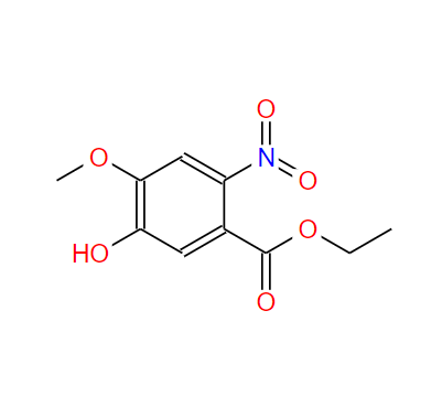 5-羥基-4-甲氧基-2-硝基苯甲酸乙酯,5-hydroxy-4-methoxy-2-nitrobenzoic acid ethyl ester