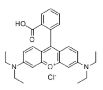 9-(2-羧基苯基)-3,6-雙(二乙氨基)占噸翁氯化物,9-(2-carboxyphenyl)-3,6-bis(diethylamino)xanthylium chloride