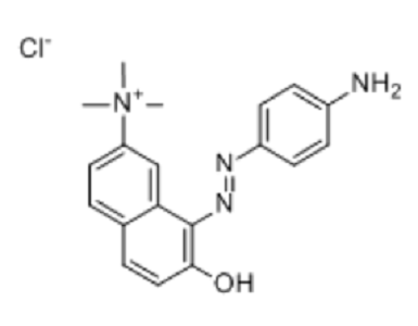 8-[(4-氨基苯基)偶氮]-7-羥基-N,N,N-三甲基-2-萘季銨鹽酸鹽,8-(4'-Aminophenylazo)-7-hydroxy-2-naphthyltrimethylammoniumchloride