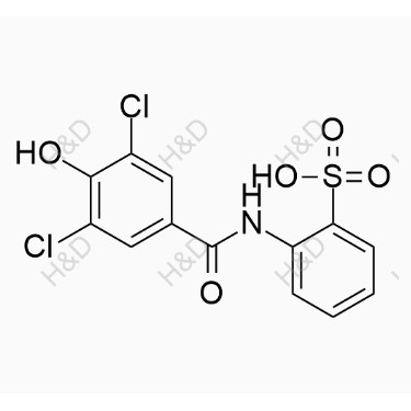 多替諾德雜質(zhì)46,2-(3,5-dichloro-4-hydroxybenzamido)benzenesulfonic acid