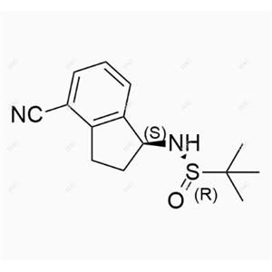 奧扎莫德雜質(zhì)33,(R)-N-((S)-4-cyano-2,3-dihydro-1H-inden-1-yl)-2-methylpropane-2-sulfinamide