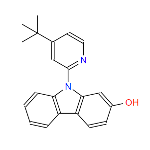 9-4-（叔丁基）吡啶-2-基）-9H-咔唑-2-醇,9H-Carbazol-2-ol, 9-[4-(1,1-dimethylethyl)-2-pyridinyl]-