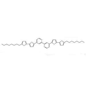 4，4'-雙（5'-辛基-2,2'-聯(lián)噻吩-5-基）-2,2'-聯(lián)吡啶   916251-27-9