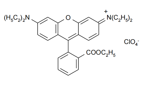 RHODAMINE 3B PERCHLORATE,N-[6-(diethylamino)-9-[2-(ethoxycarbonyl)phenyl]-3H-xanthen-3-ylidene]-N-ethyl-ethanaminium perchlorate