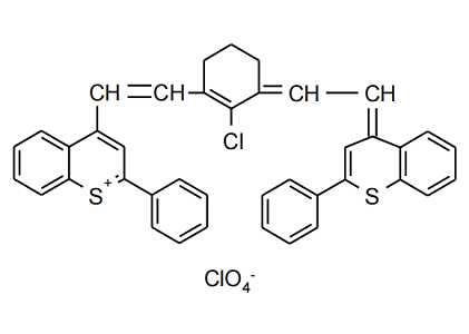 近紅外熒光染料IR 26,4-[2-[2-chloro-3-[2-(2-phenylthiochromen-4-yl)ethenyl]-1-cyclohex-2-enylidene]ethylidene]-2-phenyl-thiochromene