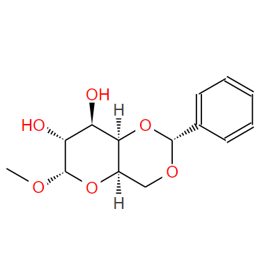 甲基-4,6-O-苯亞甲基-Α-D-吡喃半乳糖苷,Methyl 4,6-O-benzylidene-a-D-galactopyranoside