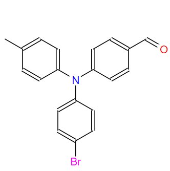 4-[(4-溴苯基)(對(duì)甲苯基)氨基]苯甲醛,4-[(4-Bromophenyl)(4-methylphenyl)amino]benzaldeh