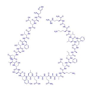 GLP-1(7-36)/107444-51-9/生理性肠降血糖素GLP-1(7-36)；Human GLP-1 (7-36), amide； Glucagon-like peptide-1 (GLP-1)(7-36), amide