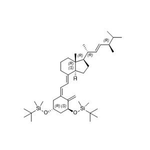 度骨化醇雜質(zhì) 10,(((1R,3S,Z)-5-(2-((1R,3aS,7aR,E)-1-((2R,5R,E)-5,6-dimethylhept- 3-en-2-yl)-7a-methyloctahydro-4H-inden-4-ylidene)ethylidene)-4- methylenecyclohexane-1,3-diyl)bis(oxy))bis(tert-butyldimethylsilane)