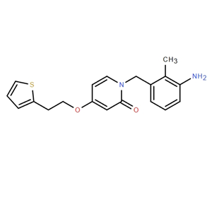 1-(3-AMINO-2-METHYLBENZYL)-4-(2-(THIOPHEN-2-YL)ETHOXY)PYRIDIN-2(1H)-ONE