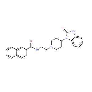 N-(2-{4-[2-OXO-2,3-DIHYDRO-1H-BENZO(D)IMIDAZOL-1-YL]PIPERIDIN-1-YL}ETHYL)-2-NAPHTHAMIDE;VU0155056,N-(2-{4-[2-OXO-2,3-DIHYDRO-1H-BENZO(D)IMIDAZOL-1-YL]PIPERIDIN-1-YL}ETHYL)-2-NAPHTHAMIDE;VU0155056