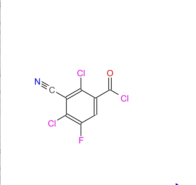 3-氰基-2,4-二氯-5-氟苯甲酰氯,2,4-dichloro-3-cyano-5-fluoro-benzoyl chloride