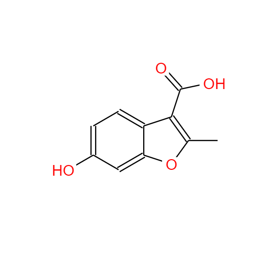 6-羥基-2-甲基苯并呋喃-3-羧酸,6-HYDROXY-2-METHYLBENZOFURAN-3-CARBOXYLIC ACID