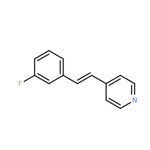 3 '-氟-4-苯乙烯基吡啶,3'-fluoro-4-styrylpyridine