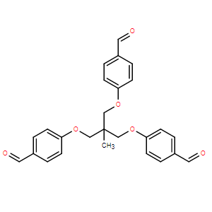 4，4 '-((2-((4-甲?；窖趸?甲基)-2-甲基丙烷-1，3-二基)雙(氧基))二苯甲醛,4,4'-((2-((4-Formylphenoxy)methyl)-2-methylpropane-1,3-diyl)bis(oxy))dibenzaldehyde
