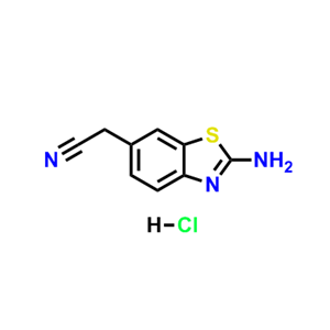 2-(2-氨基苯并[d]噻唑-6-基)乙腈鹽酸鹽   3010287-02-9