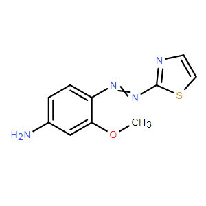 3-甲氧基-4-（噻唑-2-基二氮烯基）苯胺,3-methoxy-4-(thiazol-2-yldiazenyl)aniline