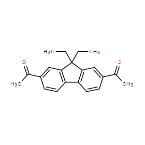 1,1'-(9,9-diethyl-9H-fluorene-2,7-diyl)bis(ethan-1-one),1,1'-(9,9-diethyl-9H-fluorene-2,7-diyl)bis(ethan-1-one)