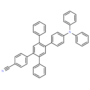 4'-(4-(diphenylamino)phenyl)-5'-phenyl-[1,1':2',1''-terphenyl]-4-carbonitrile,4'-(4-(diphenylamino)phenyl)-5'-phenyl-[1,1':2',1''-terphenyl]-4-carbonitrile