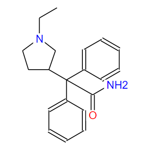 1-乙基-α，α-二苯基-3-吡咯烷乙酰胺,3-Pyrrolidineacetamide, 1-ethyl-α,α-diphenyl-