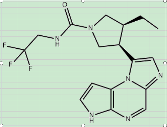 (3S,4R)-3-乙基-4-(3H-咪唑并[1,2-A]吡咯并[2,3-E]吡嗪-8-基)-N-(2,2,2-三氟乙基)吡咯烷-1-酰胺,(3S,4R)-3-ethyl-4-(3H-imidazo[1,2-a]pyrrolo[2,3-e]pyrazin-8-yl)-N-(2,2,2-trifluoroethyl)pyrrolidine-1-carboxamide