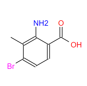 2-氨基-4-溴-3-甲基苯甲酸,2-Amino-4-bromo-3-methylbenzoic acid