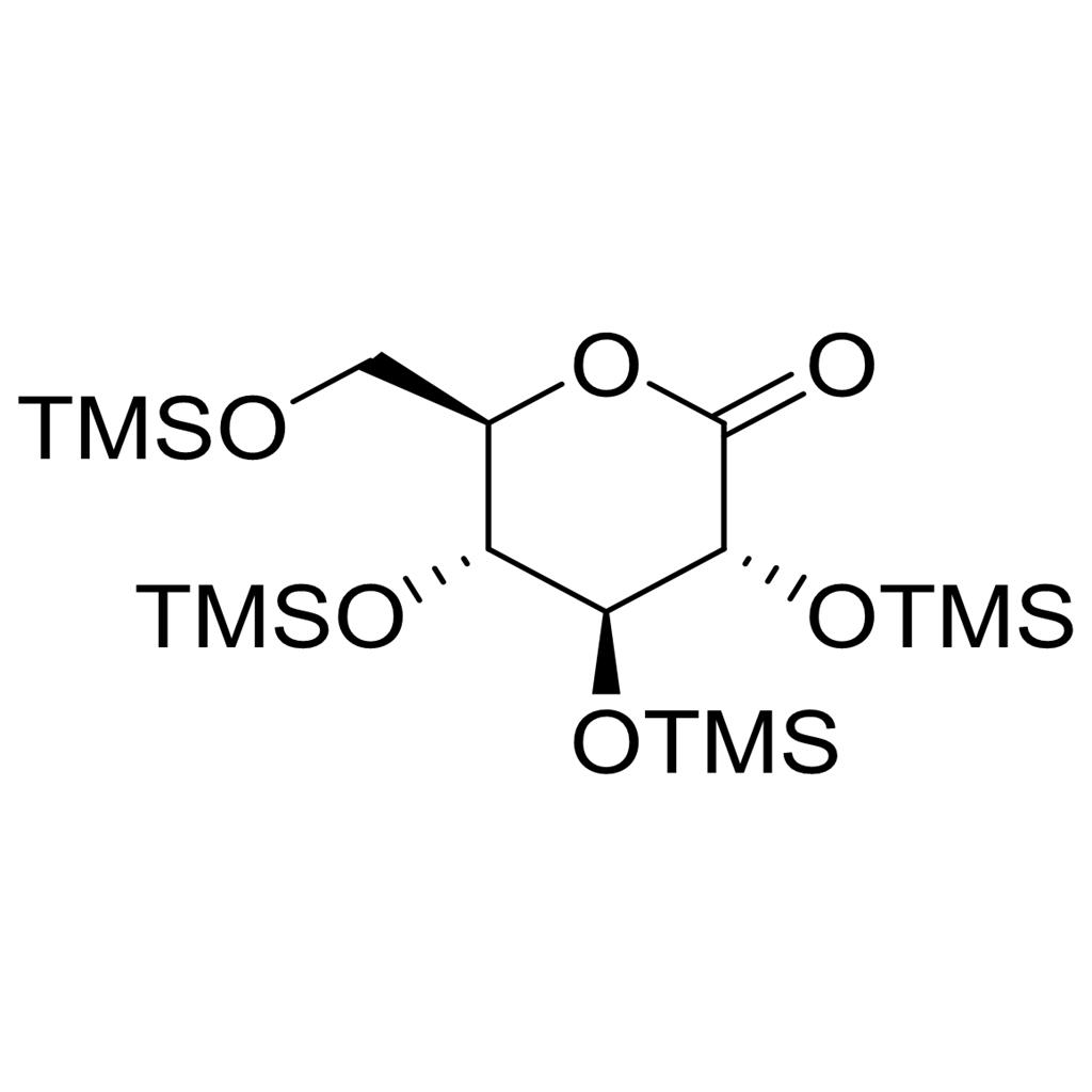 2,3,4,6-四-O-三甲基硅基-D-葡萄糖酸內(nèi)酯,(3R,4S,5R,6R)-3,4,5-tris(triMethylsilyloxy)-6-((triMethylsilyloxy)Methyl)tetrahydro-2H-pyran-2-one