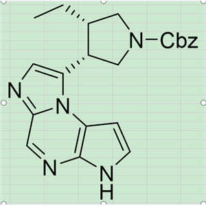 (3S,4R)-3-乙基-4-(3H-咪唑并[1,2-A]吡咯并[2,3-E]吡嗪-8-基)吡咯烷-1-羧酸芐酯,(3S,4R)-benzyl 3-ethyl-4-(3H-imidazo[1,2-a]pyrrolo[2,3-e]pyrazin-8-yl) pyrrolidine-1-carboxylate