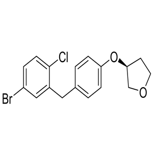 (3S)-3-[4-[(5-溴-2-氯苯基)甲基]苯氧基]四氫呋喃,(3S)-3-[4-[(5-Bromo-2-chlorophenyl)methyl]phenoxy]tetrahydrofuran